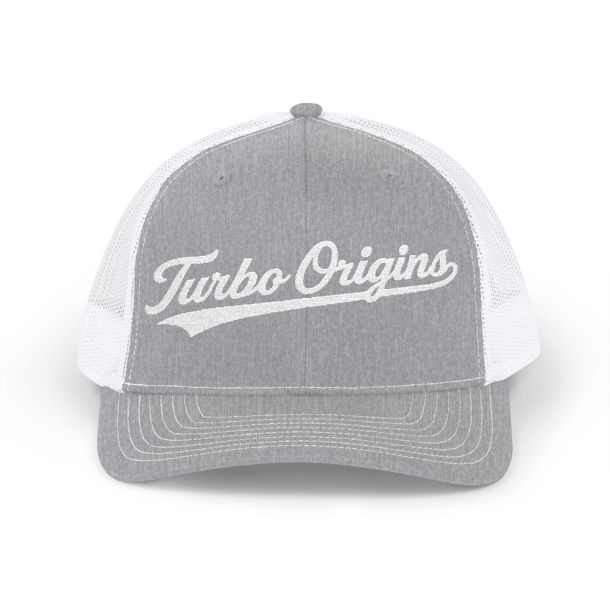 Embroidered Snapback Mesh Hat