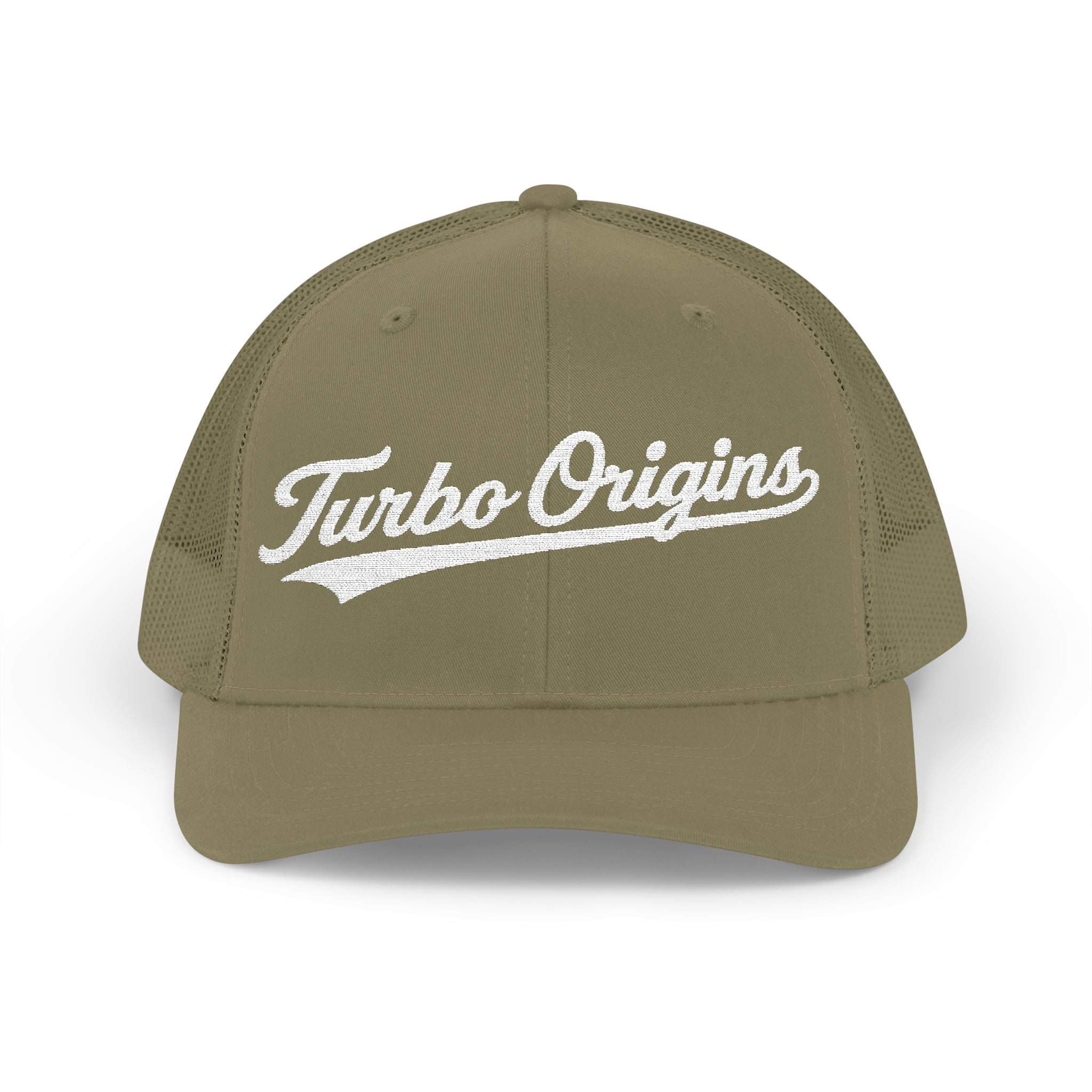 Embroidered Snapback Mesh Hat