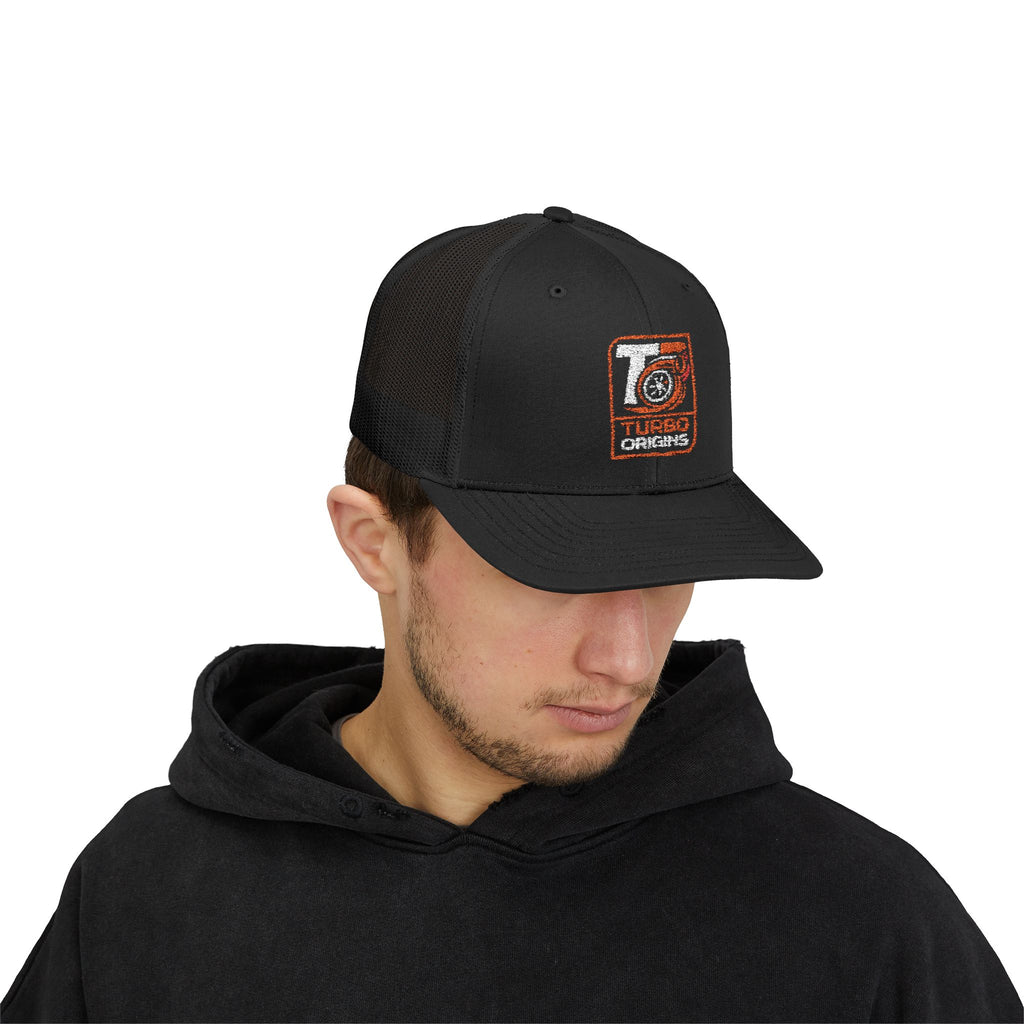 Snapback Cap -  Orange Logo