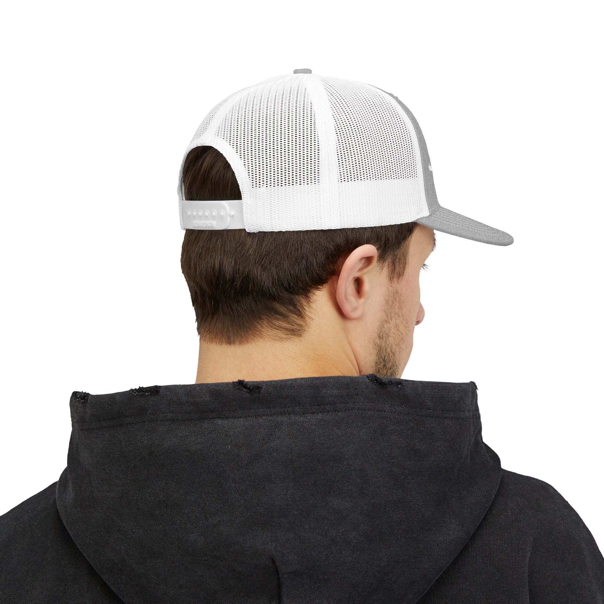 Embroidered Snapback Mesh Hat
